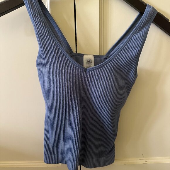Blue Stretchy Tank Top - Picture 1 of 5